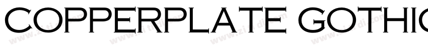 Copperplate Gothic L字体转换